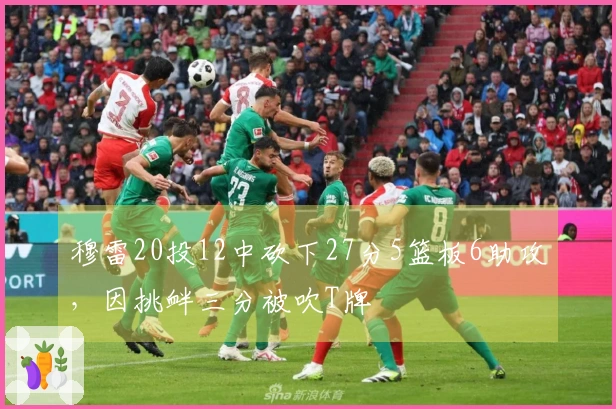 穆雷20投12中砍下27分5篮板6助攻，因挑衅三分被吹T牌